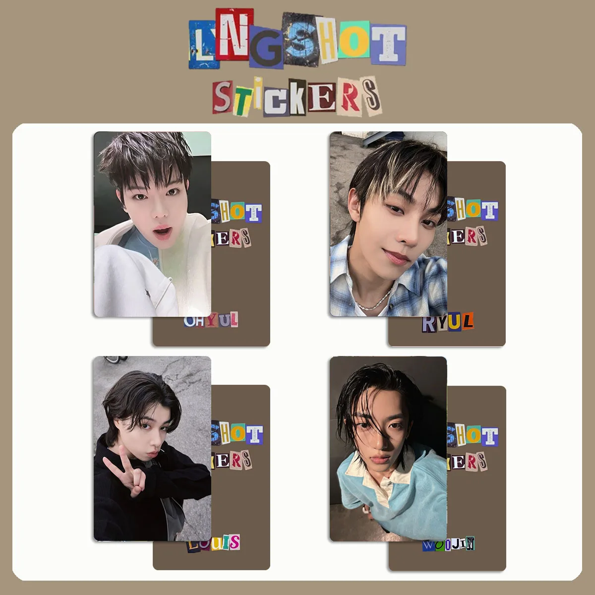 LNGSHOT Album SHOT CALLERS Photocards LOMO Card Bright Film