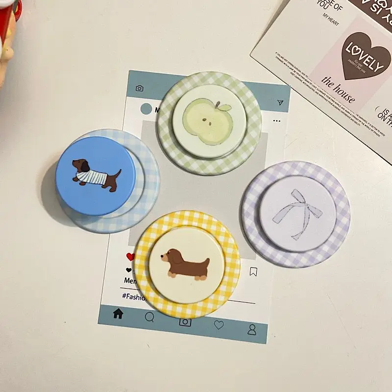 

Желтая колбаса для собаки Magsafe, магнитная ручка для телефона, подставка Tok Griptok для iPhone, забавный складной держатель для беспроводной зарядки