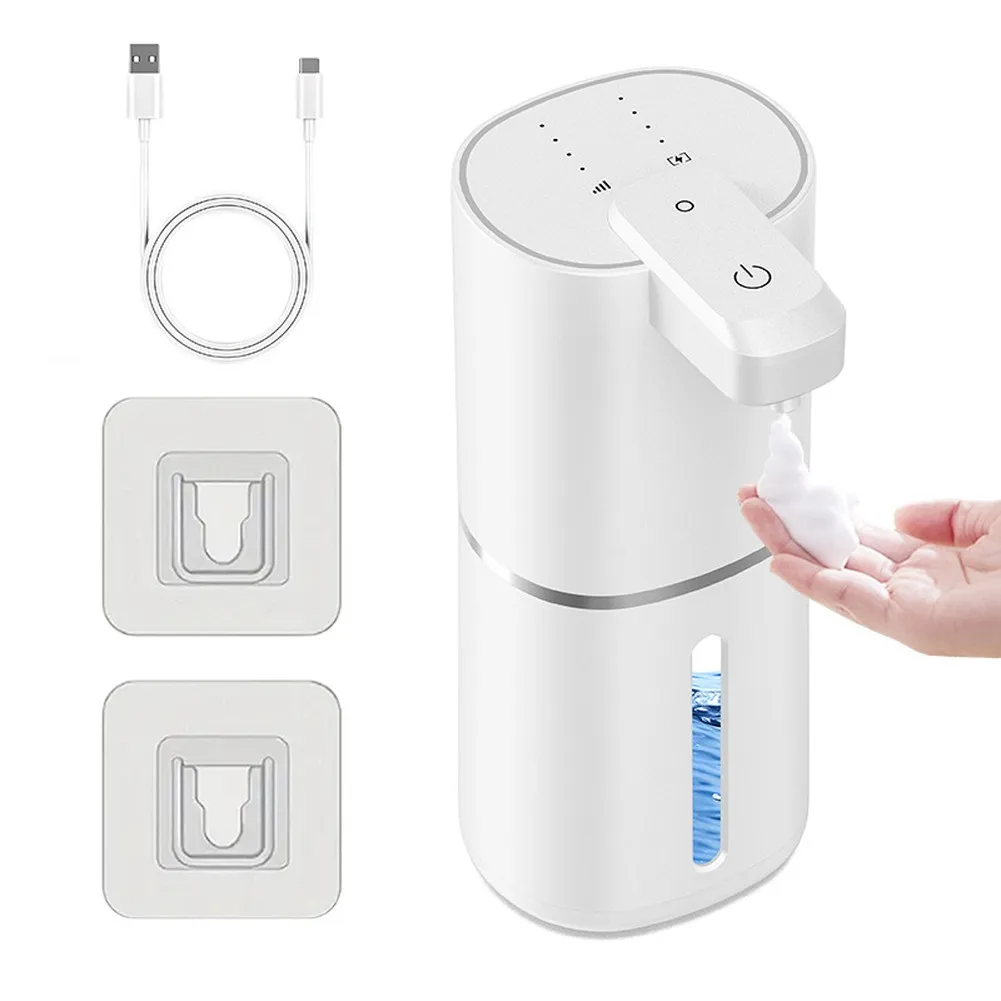 

Automatic Soap Dispenser 380ML Capacity WallMounted or Desktop Use Adjustable Foam Gel Output Suitable for Bathroom Kitchen