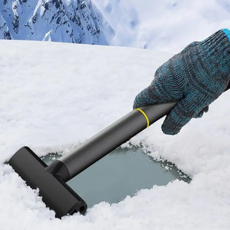 [CA2] أداة كشط ثلج نافذة الزجاج الأمامي للسيارة، أداة كشط الزجاج لإزالة الثلج من مادة TPU لفصل الشتاء