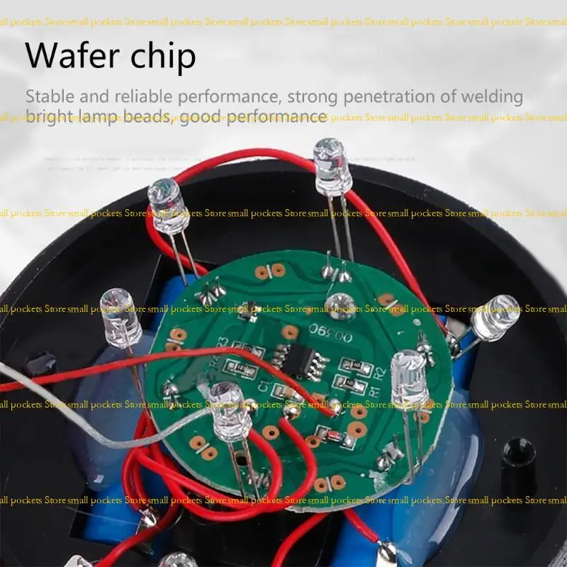 Lampe LED d'avertissement stroboscopique R1WD, lumière sécurité pour conduite Rechargeable