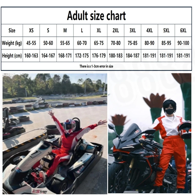 Tuta da kart per adulti all'aperto Tuta da ATV Tuta da moto da corsa fuoristrada Tuta da kart impermeabile Logo Giacca da moto resistente all'usura