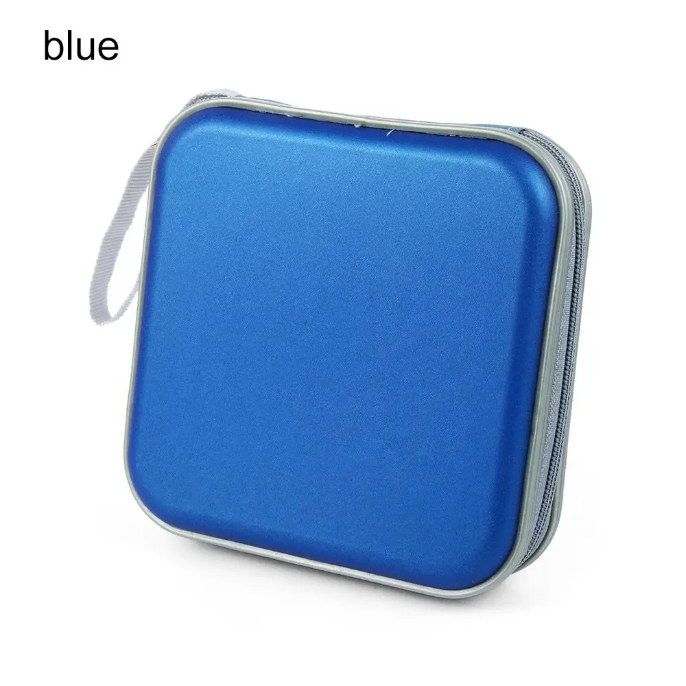 40 Disc Portable Wallet Album Hard Box Double-side Organizer CD DVD Case Storage Sleeve