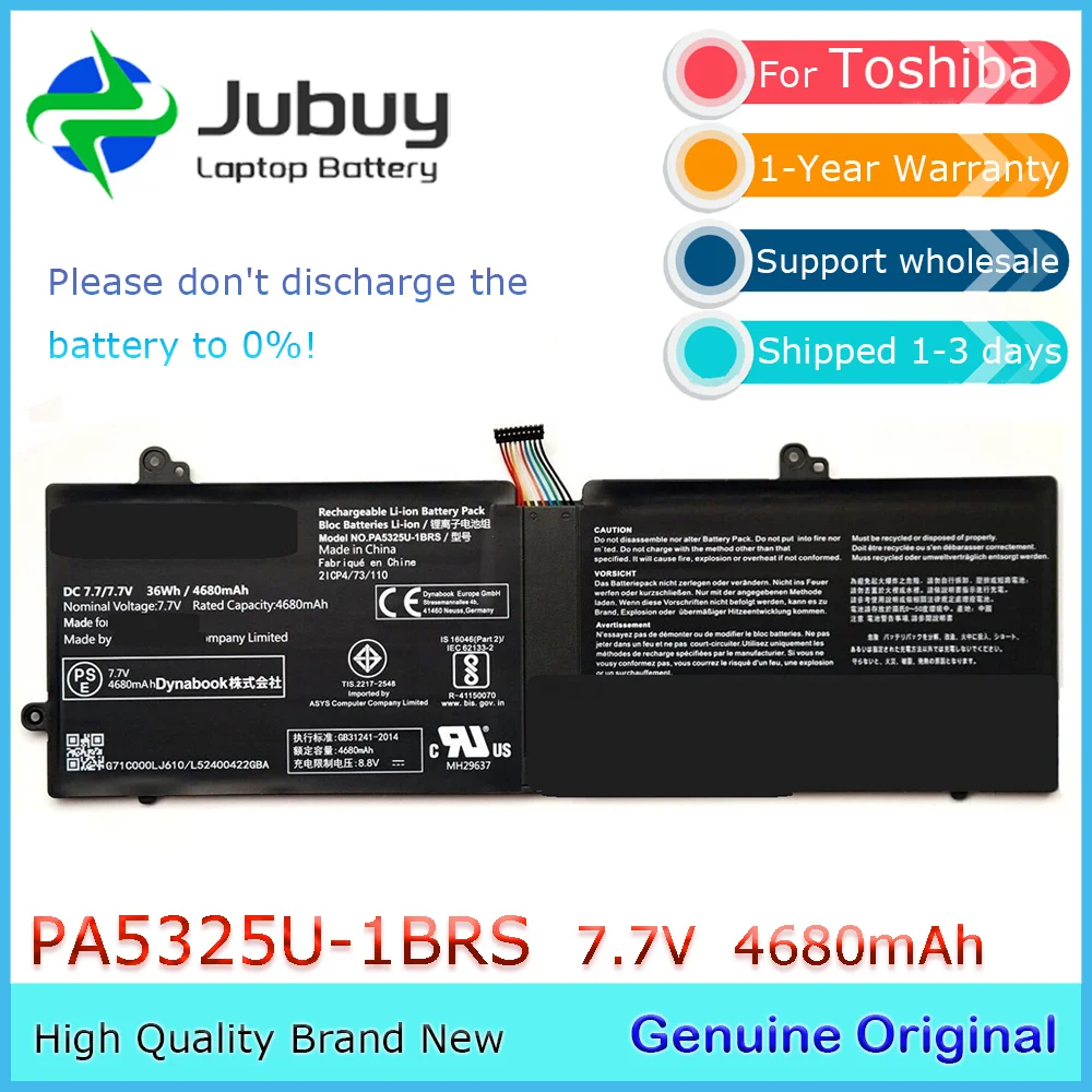 PA5325U-1BRS 7.7V 36Wh Original Laptop Battery for Toshiba Portege X30-T-E Port G X30T-E-113