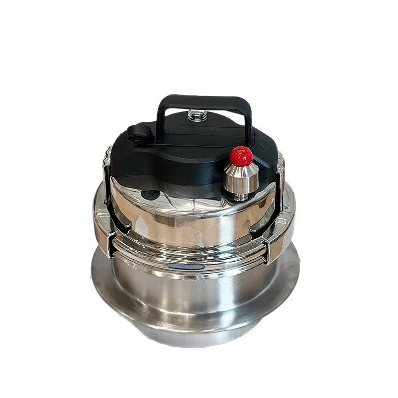 For 304 Stainless Steel Mini Pressure Cooker Portable Outdoor Camping Travel