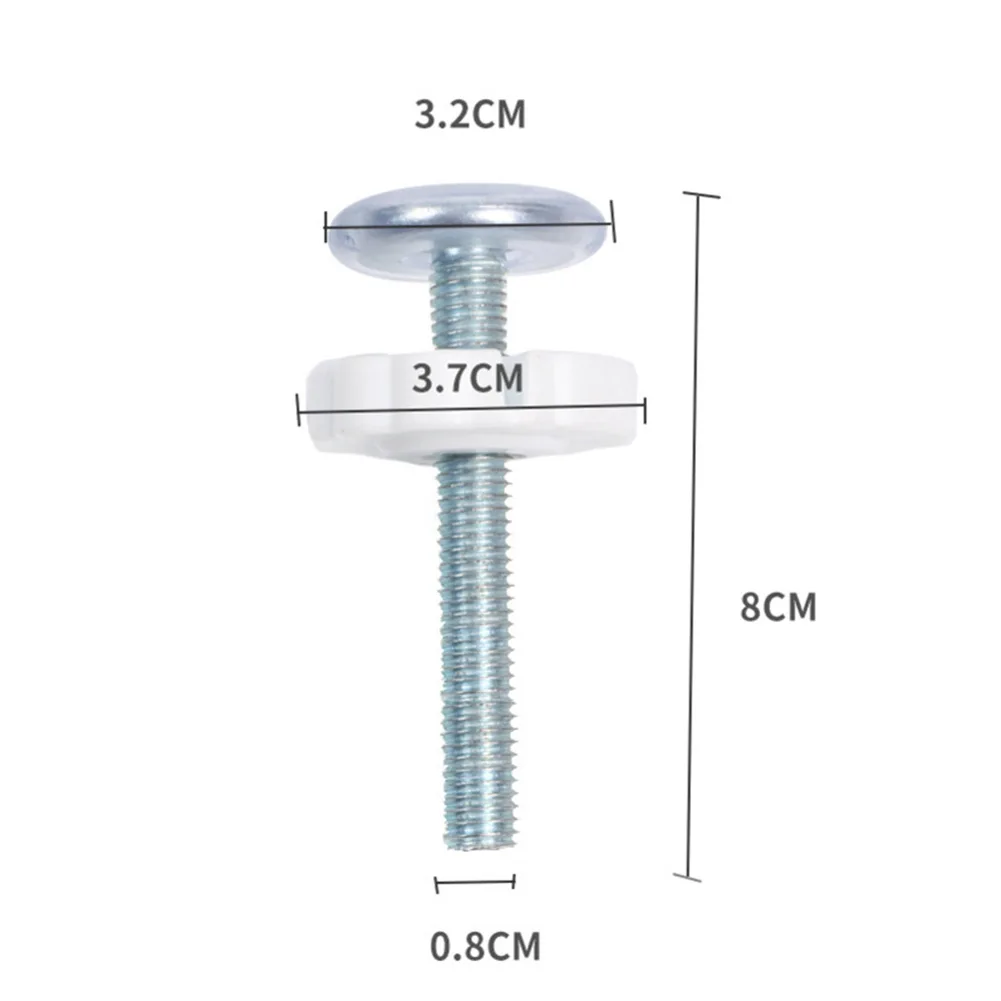 For Child Safety Doors Guardrail Screw Kit for versatile Safety Door Hardware Works With Standard Door Bolts Threaded Bar
