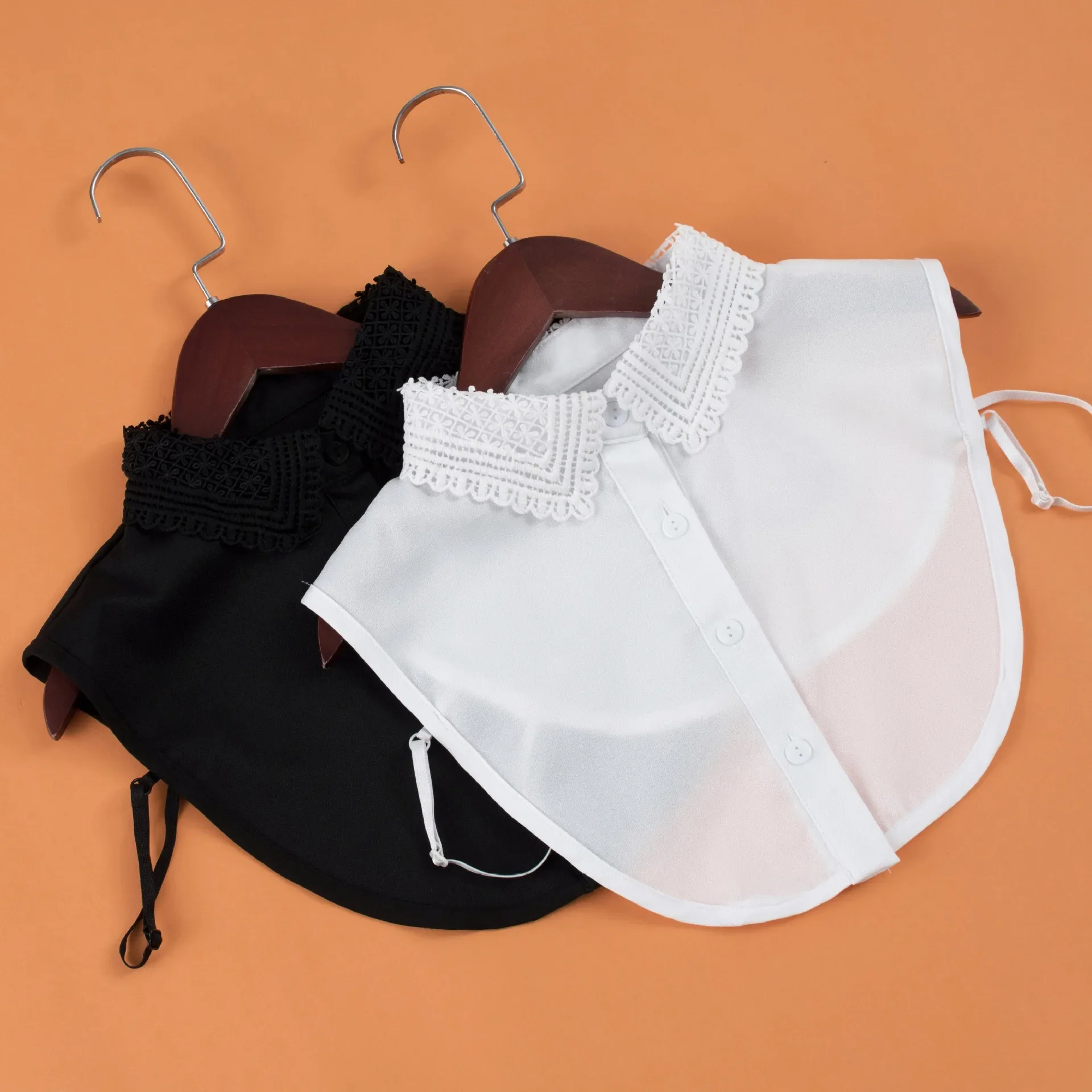 

Autumn Hollow Fake Collar for Women Female Detachable Collars Lapel Half Shirt Blouse Dress Decorative Sweater Flase Collar