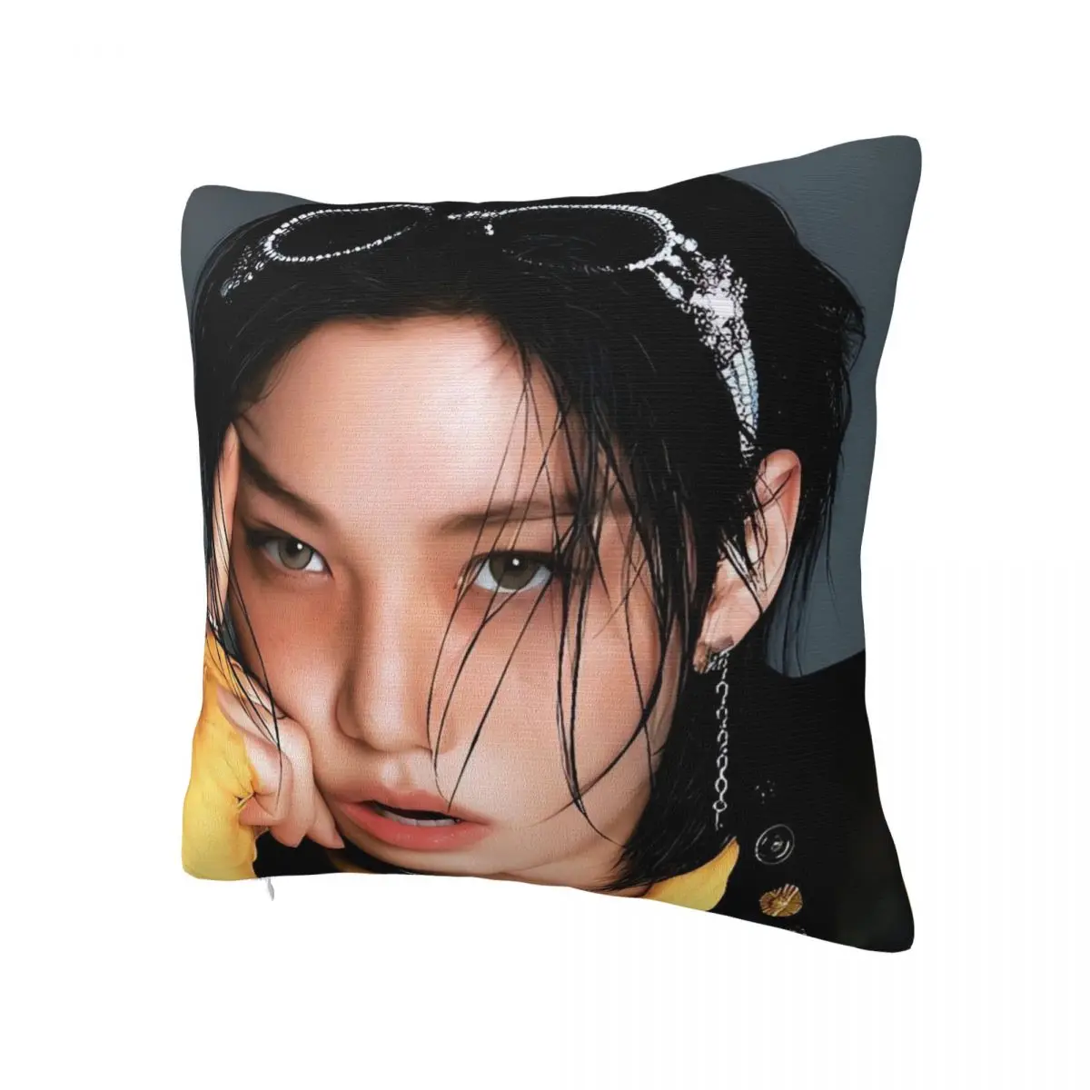 Kpop المغني F-Felix كيس وسادة غطاء الوسادة مربع تصميم وسادة غطاء Kawaii سادات ل أريكة غرفة نوم ديكور المنزل