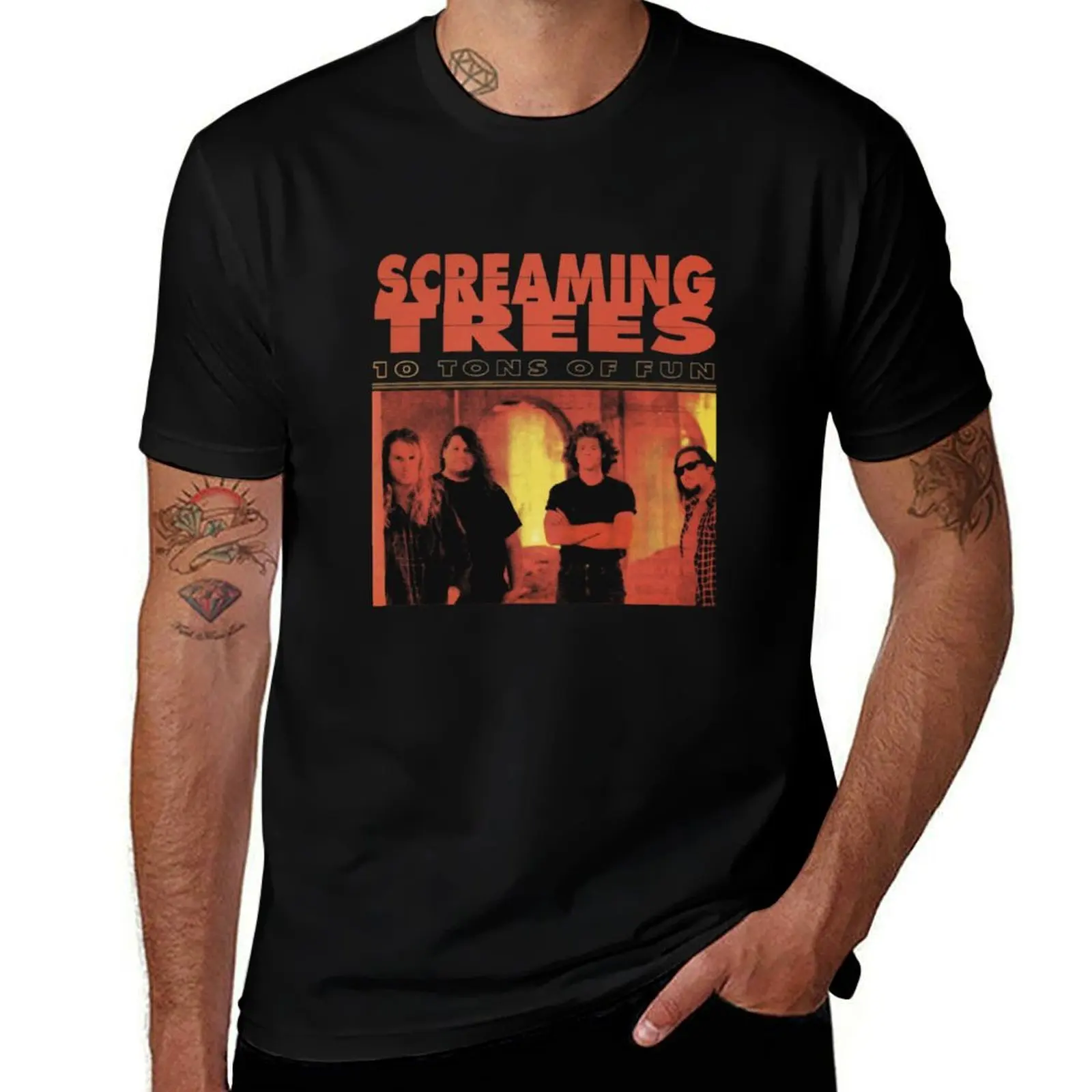 Screaming Trees T-Shirt Comfortable Work Wear Tee