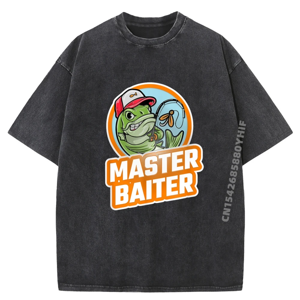 

Роскошная футболка Master Baiter, мужская футболка высокого качества с принтом аниме, футболки с графическим рисунком, мужская дышащая стираная рубашка