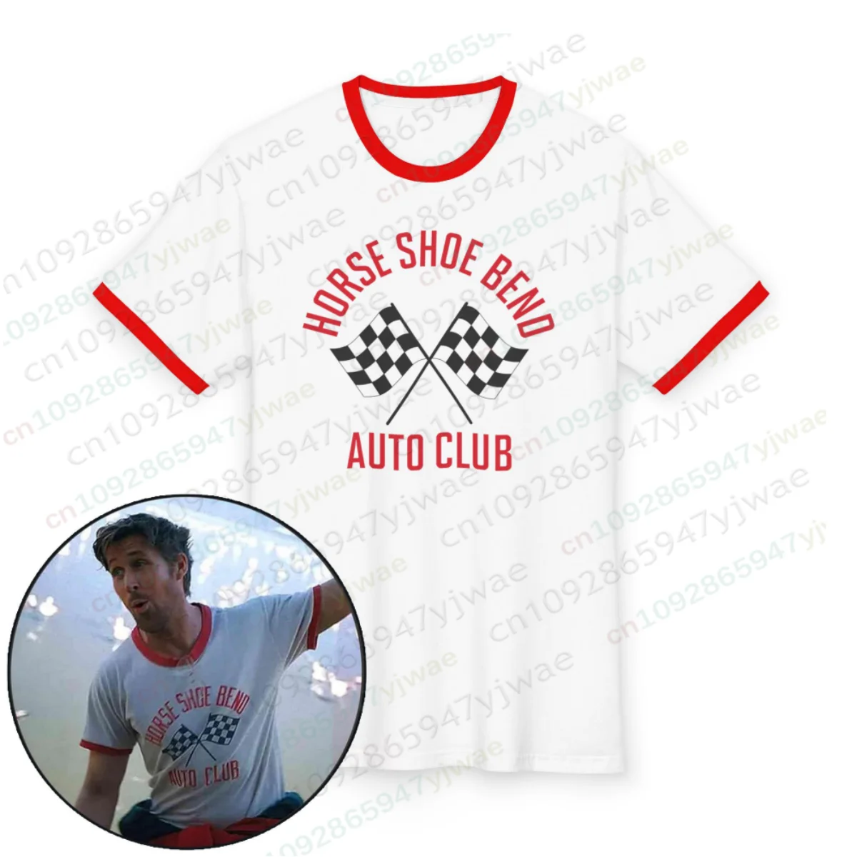 Men's Women's Horse Shoe Bend Auto Club T-shirt Project Hail Mary Ryan Gosling Movie  Vintage Casual T Shirt