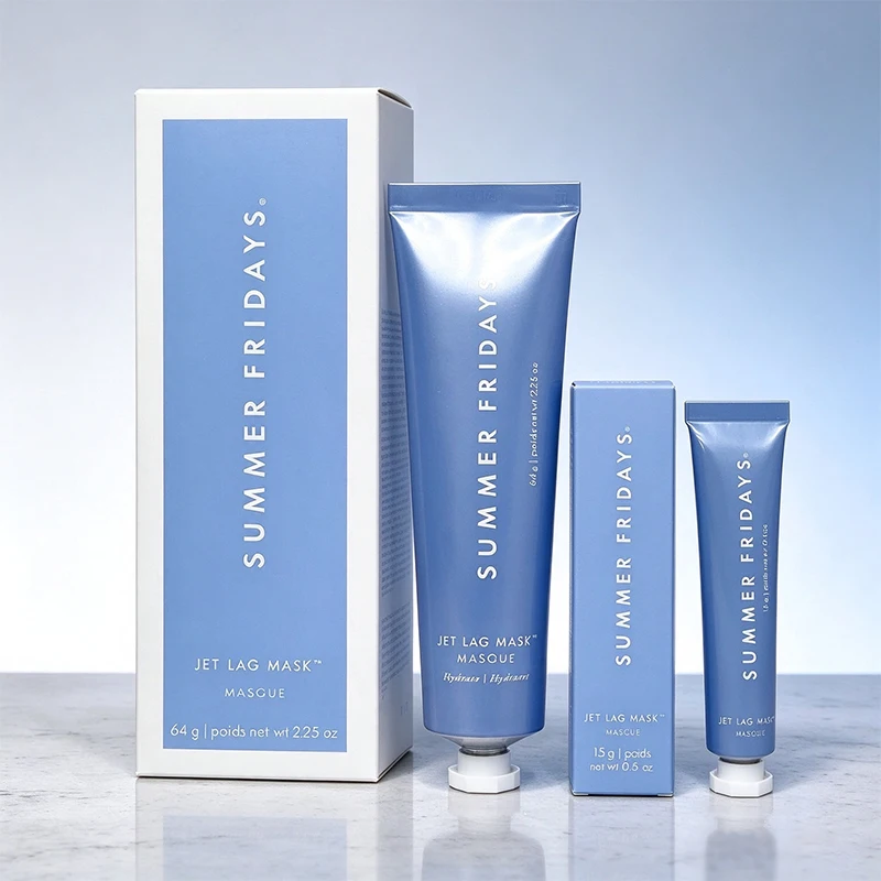 Summer Fridays Jet Lag Mask Multi-tasking Hydrating Facial Moisturizer Deep Hydration for Dull Tired Skin Skincare Lip Gloss