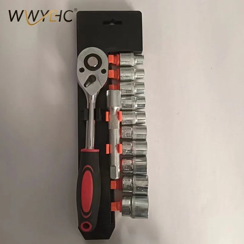 Suitable for 12-piece Sleeve Combination Tool Repair Appliance Repair 6.35MM12.5 Ratchet