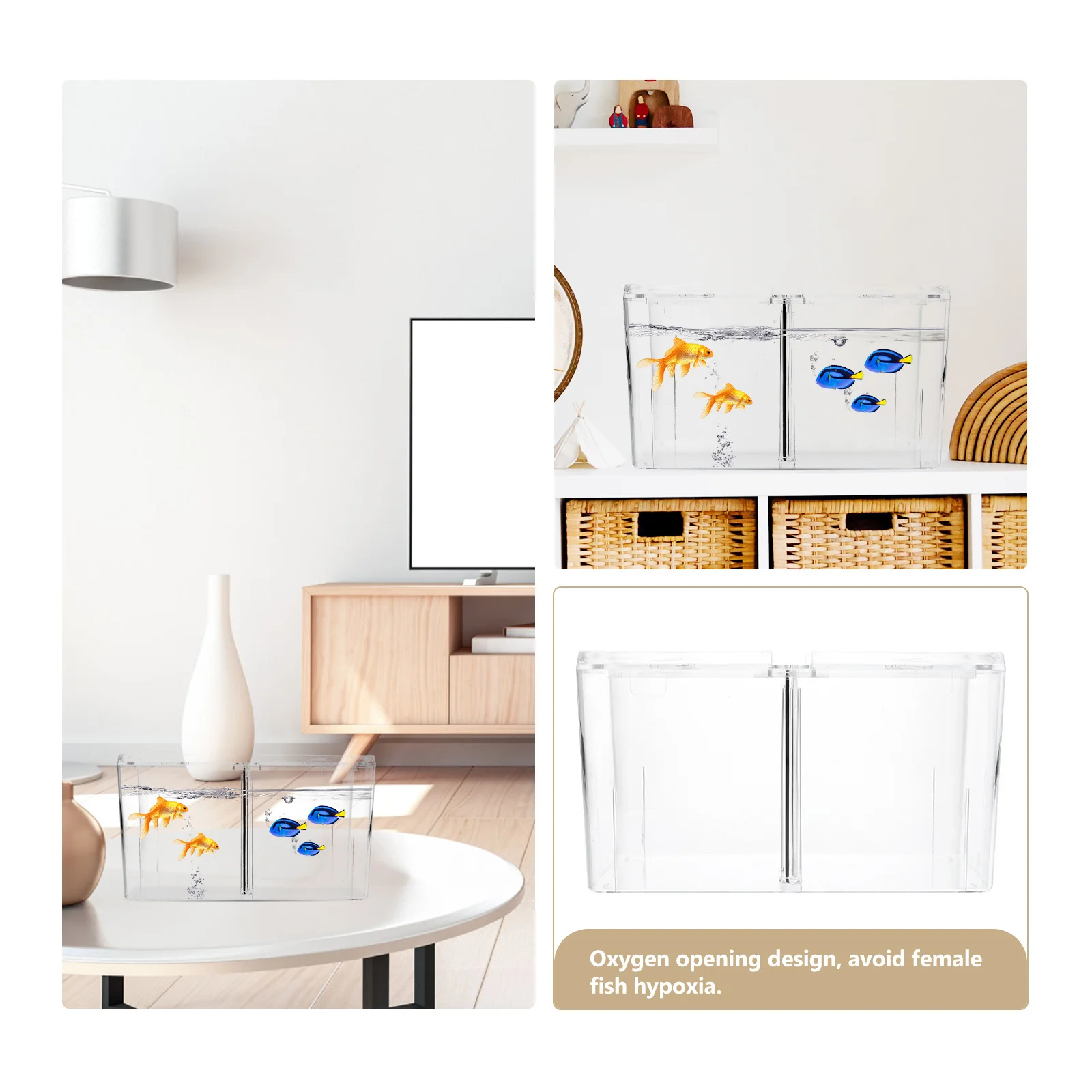 

927pcs Multifunctional Betta Fish Box Abs Hatching Breeding Isolation Tank For Aquarium Nursery Fish Tank Hatching Box Aquarium