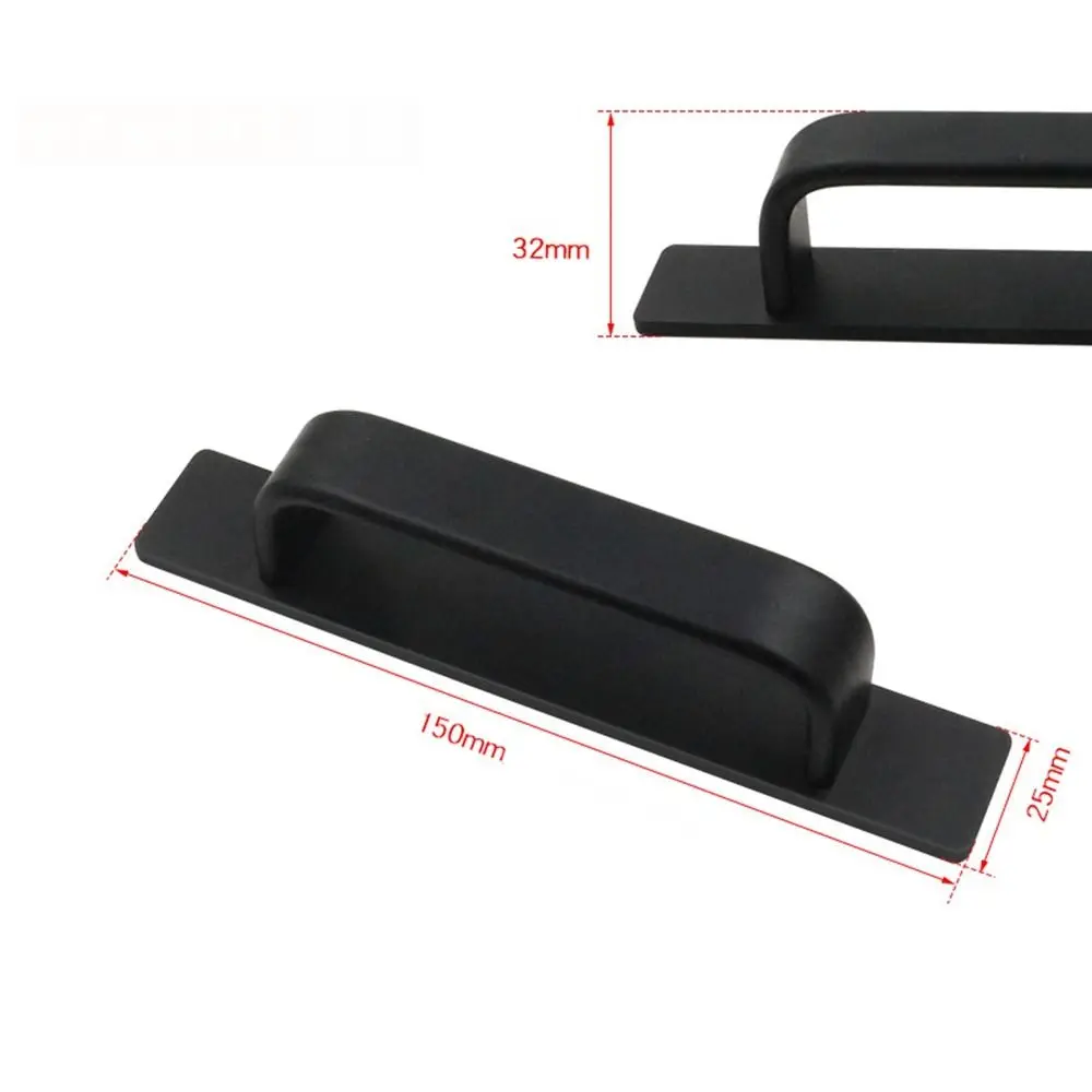 Maniglia per porta in lega di alluminio di moda Maniglia per porta hardware autoadesiva Maniglia per porta moderna per armadio