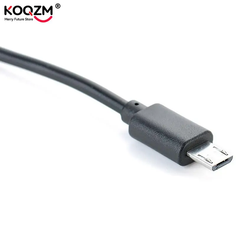 1 قطعة USB نوع C الذكور إلى مايكرو USB 5 دبوس B ذكر التوصيل محول وتغ محول الرصاص كابل بيانات للهواتف النقالة 30 سنتيمتر #4