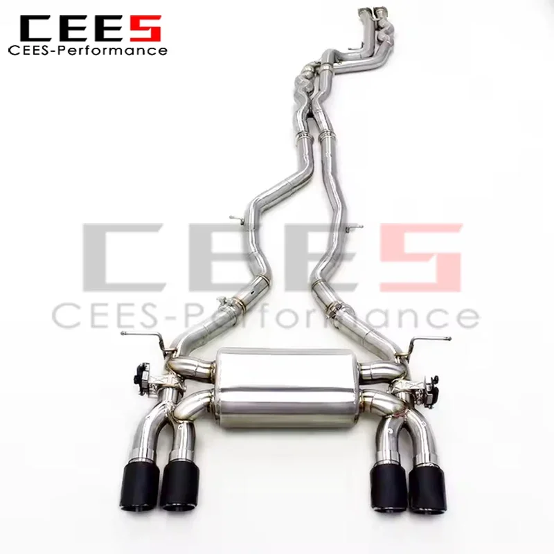 

CEES SS304 Valvetronic Catback Exhaust Pipes w/ Muffler System | Fit BMW M3 F80 & M4 F82 3.0T 2014 - 2019
