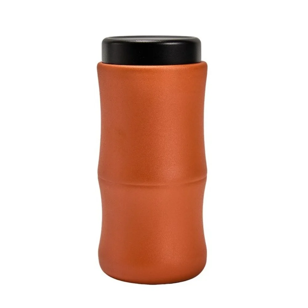 Stainless Steel Bamboo Joint Vacuum Bottle Portable Double-Wall Insulated Tumbler 160ML Leak-proof Thermos Cup Hiking