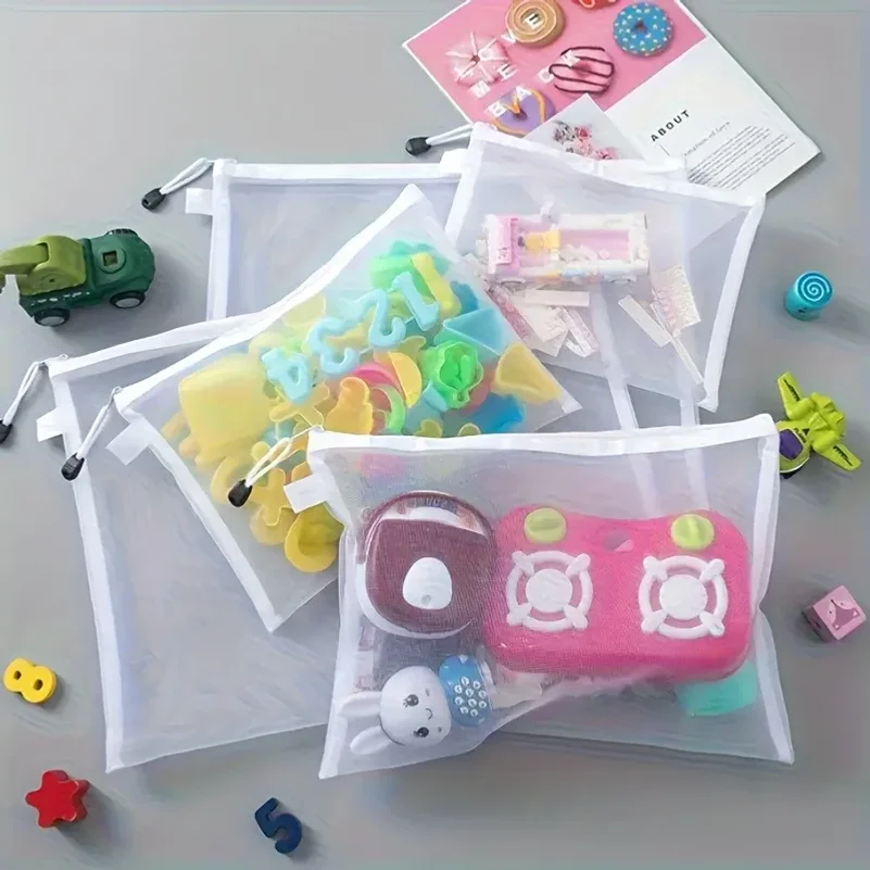 A6/A5/A4 Storage Bag | Puzzle Classification Zipper Mesh Bag, Transparent Box File Hanging Bag