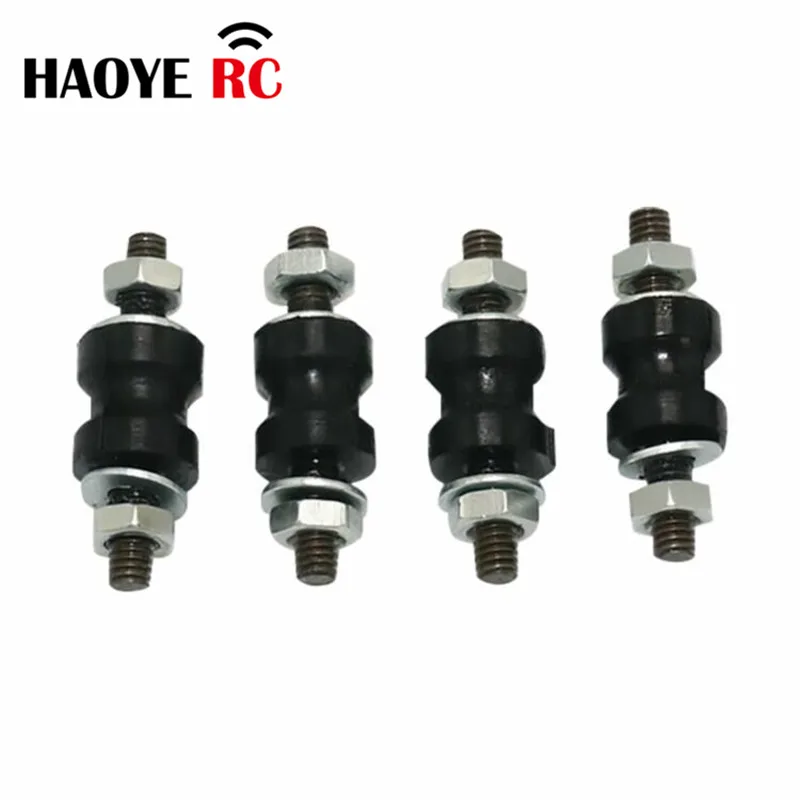 Haoye 4 Pcs 4mm/6mm Improved 26CC Gas Engine Anti-Vibration Rubber Mounts For Gas Engine RC Boat Accessory
