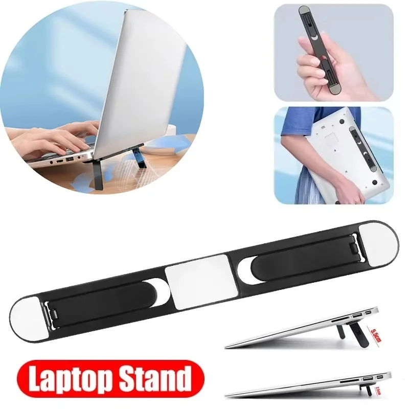 Universal Adjustable Laptop Holder Cooling Pad Invisible Laptop Bracket Laptops Riser Stand For Macbook Pro Air Lenovo Notebook