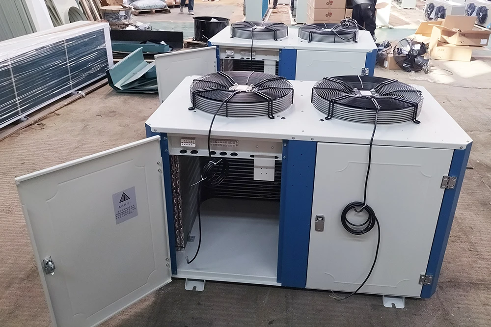 Box U Type Condenser Unit  Automotive Air Conditioning R1234yf Recovery Machine & AC R134a Refrigerant Recharge Recovery Machine