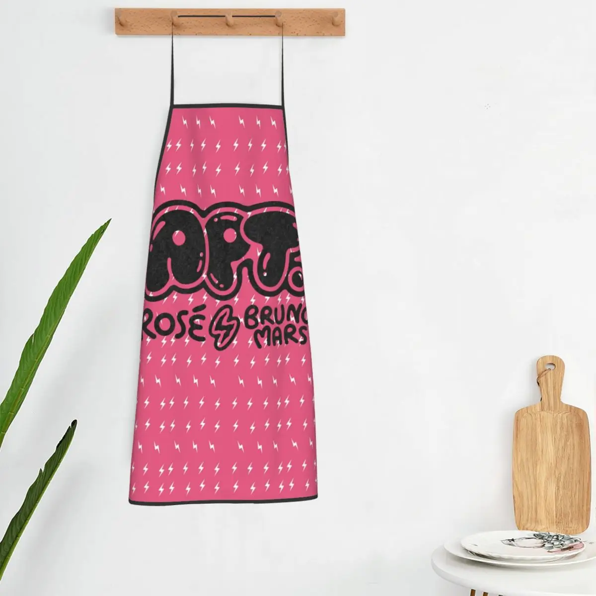 Custom Unisex New Song Graphic R-Roses B-Brunos Mars Logo Bib Apron Adult  Chef Tablier Cuisine for Cooking Kitchen Gardening