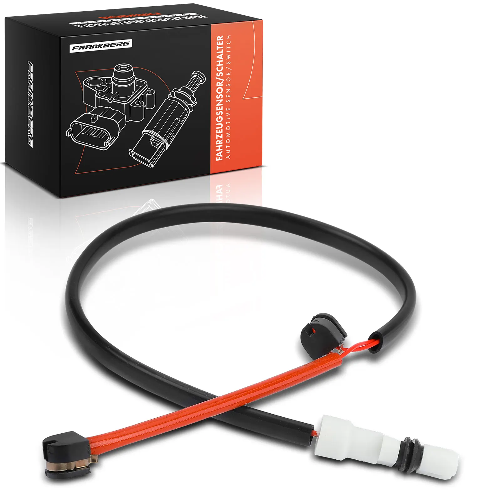 Frankberg 1x Waarschuwingscontact Remvoering Slijtage Vooras Voor Porsche 911 964 993 968 3.0L-3.8L 96461236302 EWS87 96461236300