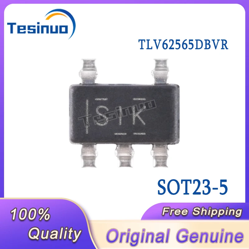 10/PCS New Original Patch TLV62565DBVR SIK TLV62565 SOT23-5 1.5A Step-down Converter Chip In Stock