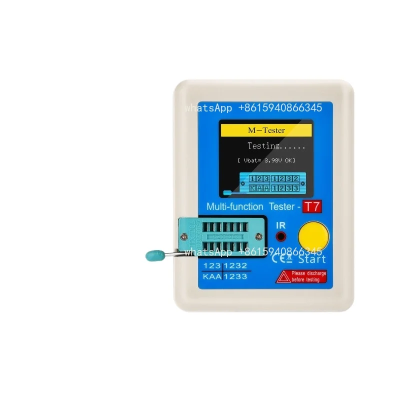 High Speed Transistor Tester LCR-T7 Full Color Screen Graphic Display Diode Capacitance Tester