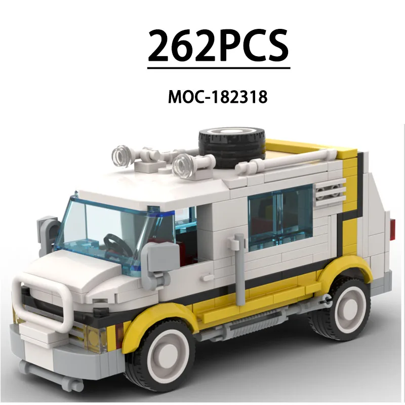 Building Block MOC-182318 City Style Rally Car 1981 Car Toys 262PCS Suitable for Children's Birthday Decorations Christmas Toys