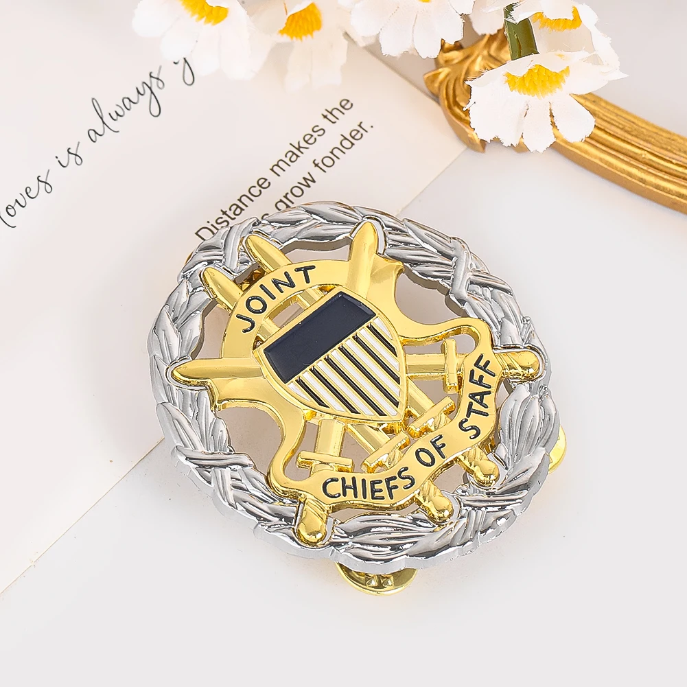 معدن سبائك الزنك القمح ستار Spangled راية شارة الجيش كبار ضابط رمز فراشة مشبك دبابيس المخضرم للتذكارات #4