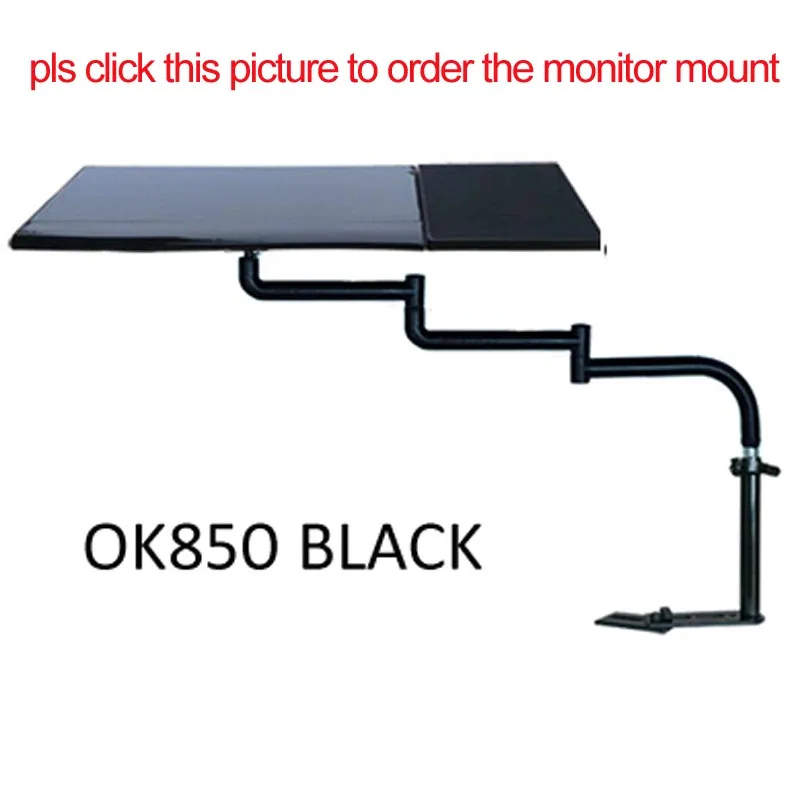 OK750 LONG Full Motion 360 degree Rotation Laptop Car Mount Stand Desk Car Dining Table Writing Board Notebook Tablet PC Holder