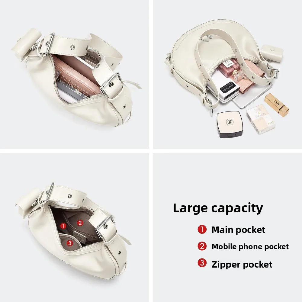 2025 جديد جودة عالية حقيبة تحت الإبط حقيبة كروسبودي حقيبة نسائية متعددة الاستخدامات سعة كبيرة ركاب قسط حقيبة كتف مفردة #5