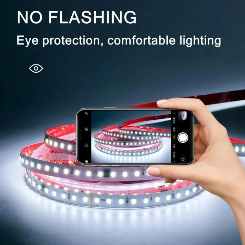 24V DC WS2811 2835SMD Running Water LED Strip 10M 20M Flowing Light Wireless Controller Flexible Lamp Ribbon 126Leds/M IP30