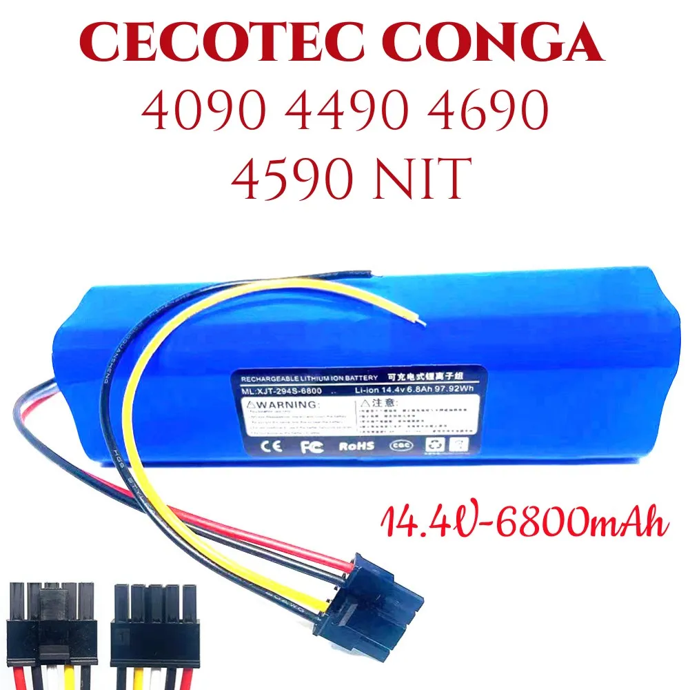 

100% New CECOTEC.CONGA.4090.4690. NIT Accessory Lithium Battery Rechargeable Battery Pack Is Suitable for Repair and Replacement