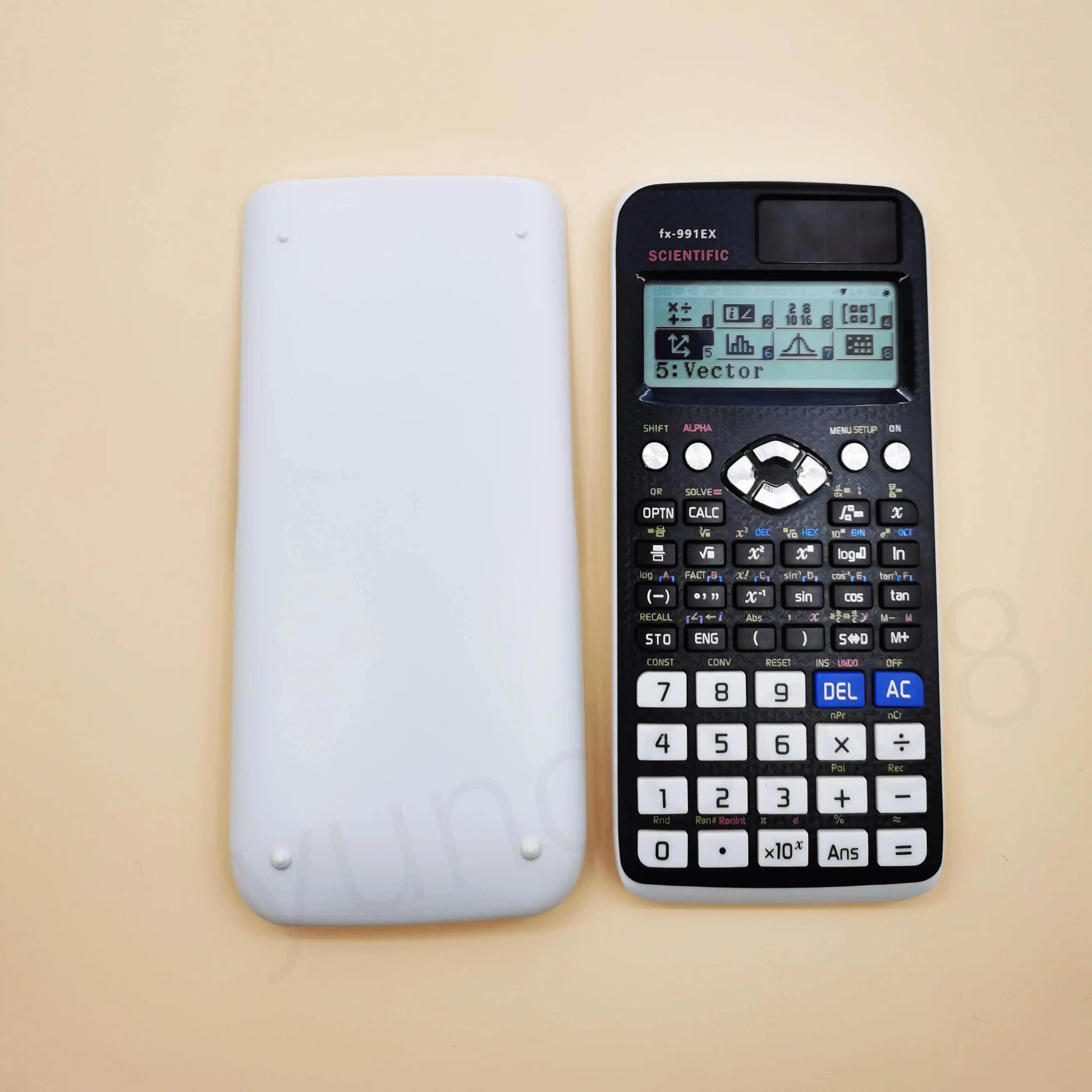 Calculadora Científica Fx-991ex Versión en Inglés para Estudiantes, con Matriz, Distribución Normal, Funciones Complejas y 522 Funciones de Cálculo