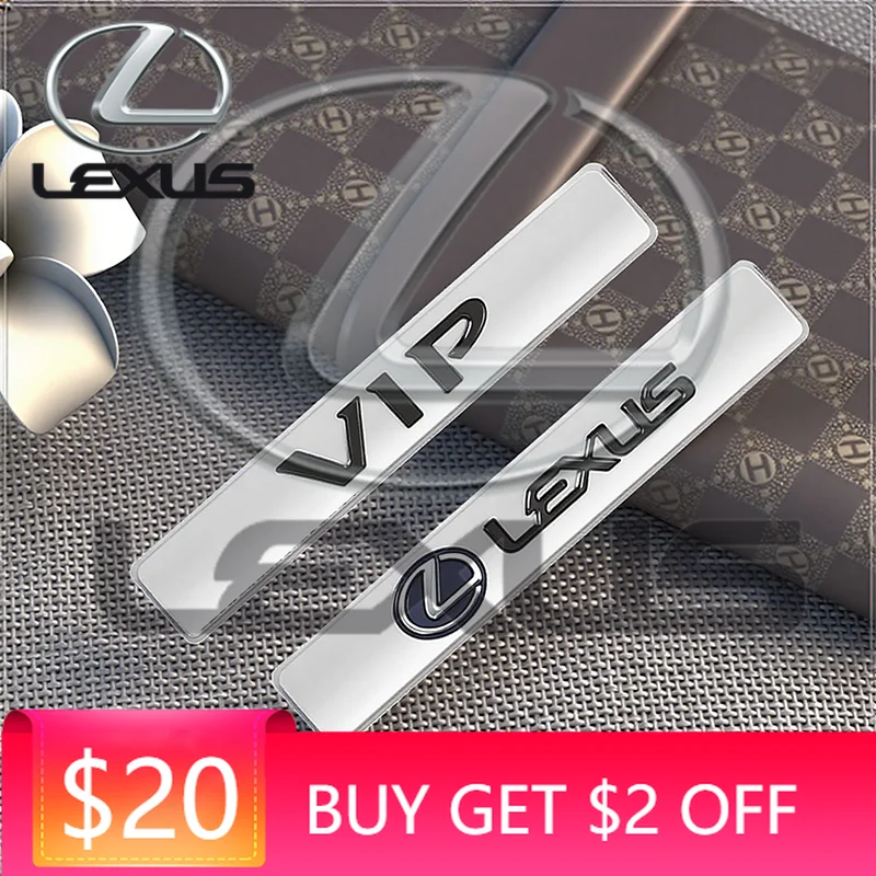 

Emblems 3D Car Trunk Decal Sticker Badge Emblem Decals Decoration For Lexus F SPORT ES RX NX LS UX LM LX GX LC RZ IS CT GS RC HS