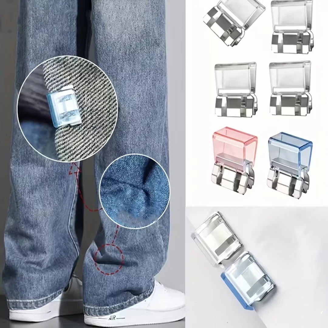 

Невидимые фиксаторы для штанин, регуляторы длины брюк, предотвращающие волочение штанин, бесшовные зажимы, регуляторы подола для брюк