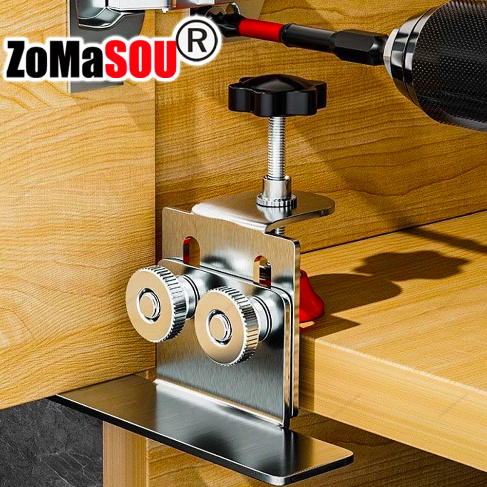 Cabinet Door Installation Positioner Cabinets Frame Hidden Door Stainless Steel Household Mounting Jig Woodwork Tool Wholesale