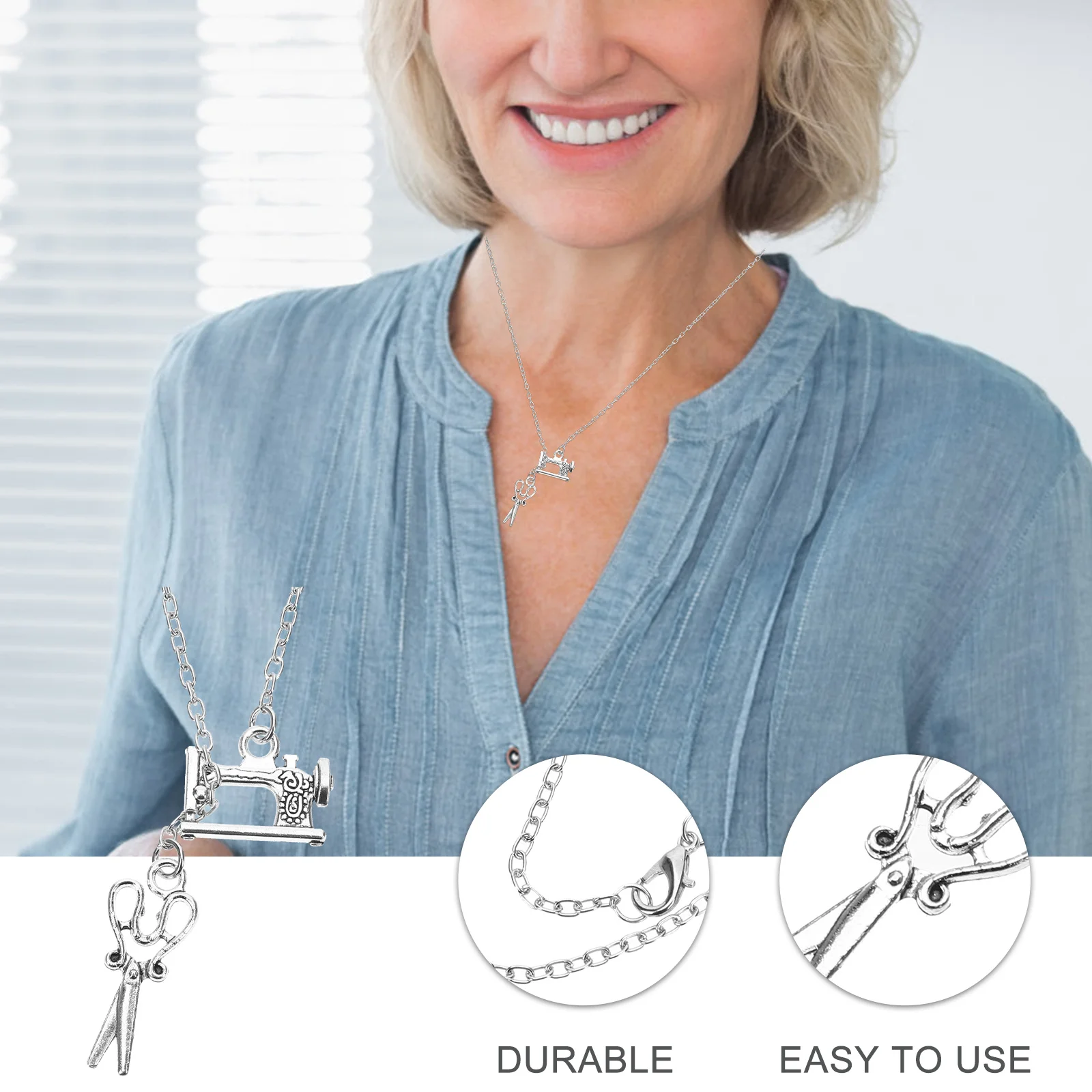 

Ожерелье с подвеской в виде ножниц в стиле ретро, креативный подарок на портной, модное ожерелье для женщин, очаровательное ювелирное изделие для шитья влюбленных