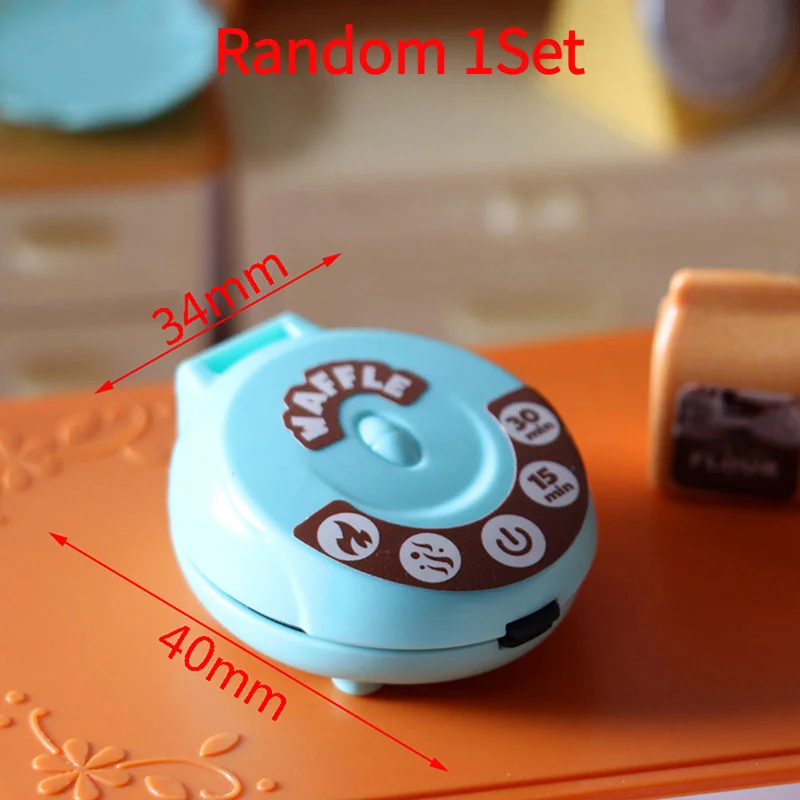 Random 1Set Doll House Kitchen Mini Toaster Pocket Electric Oven Toy Miniature Toy Model‘