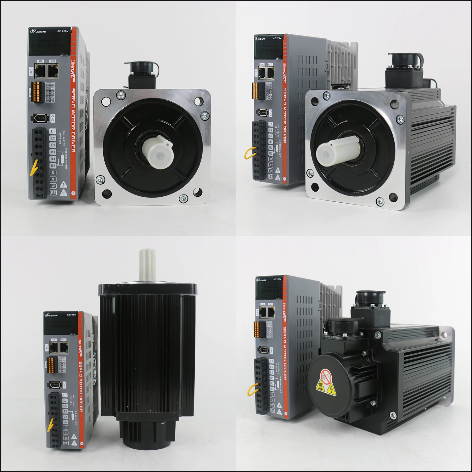LC30E50E 1/1.3/1.5/2/2.3/2.6/3.8KW ServoMotor Controller 220V 4~13.5A 1500/2500RPM 4/5/6/7.7/10/15N.m AC Servo Motor Drivers Kit