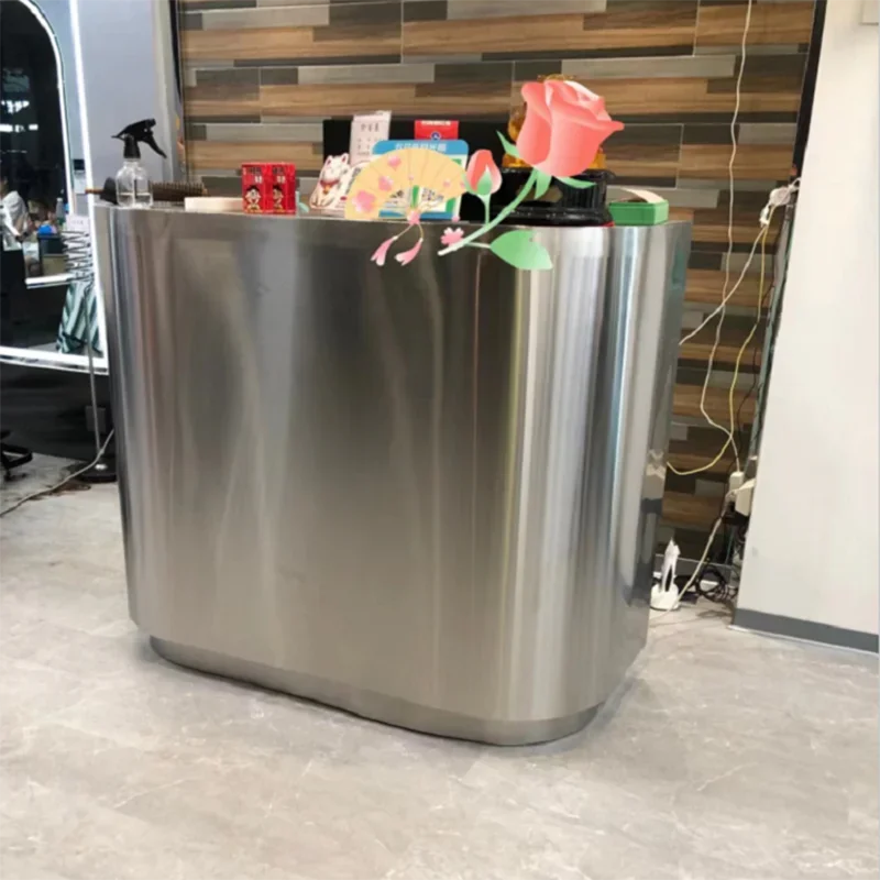 

Reception Salon Professional Office Furniture Bureau Shop Counter Luxury Bank Aesthetic Desk Counters For Small Bureau Business