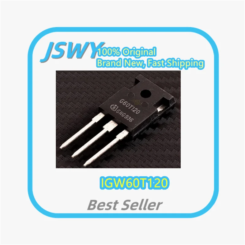(3/30 Pieces) IGW60N120T G60T120 TO-247 IGBT Power Transistor for Welding Machines, 60A 1200V, Original and Genuine.