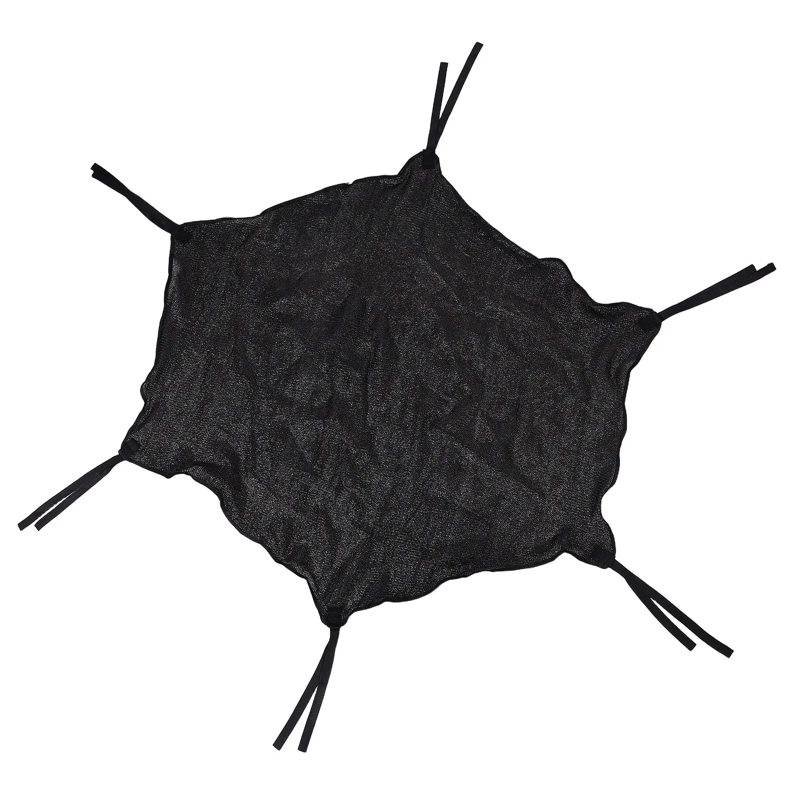 6Ft Trampoline Sunshade Net Heavy Duty Uv Resistant Shade Cloth Weatherproof Breathable Outdoor Trampoline Top Cover Summer Play