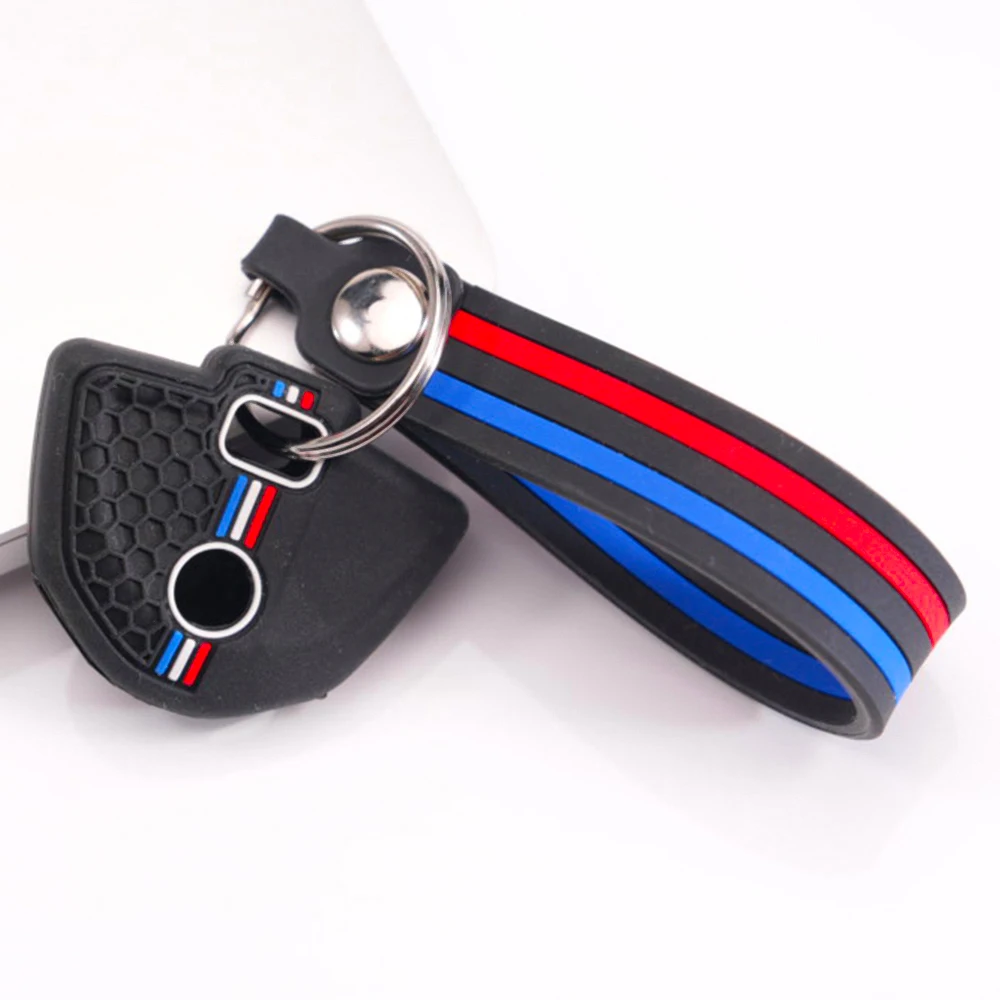 Smart Key Shell With Keychain For BMW S1000R S1000RR R1200GS LC R1200GS ADV R1200RT F700GS F800GS F750GS Motorcycle Dustproof