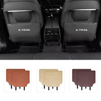 2PCS Car Anti Kicking Pad Leather Seat Back Cover Protector For Nissan Xtrail X-Trail T30 T31 T32 T33 N32 2007-2021 2022 2023