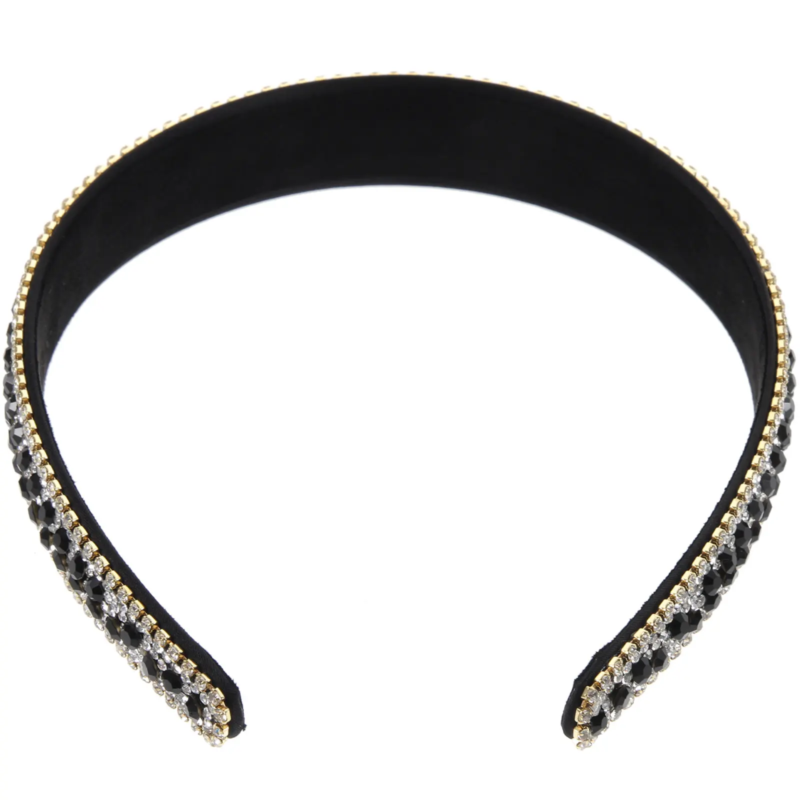 Rhinestone Headband Women Sparkle Crystal Headband Stylish Hair Band for Daily Office School Trip Dance Formal Occasion Glitter