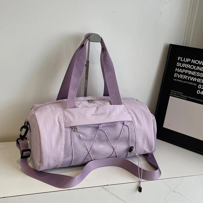 Large Capacity Personality Solid Travel Bags Durable Leisure Sport Stylish Design Shoulder Bags for Women 2025 Casual Hot Sale